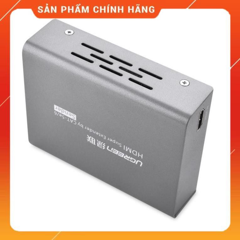 [CHÍNH HÃNG] Bộ kéo dài tín hiệu HDMI 100m qua cáp lan Cat5,6 Ugreen UG-40210