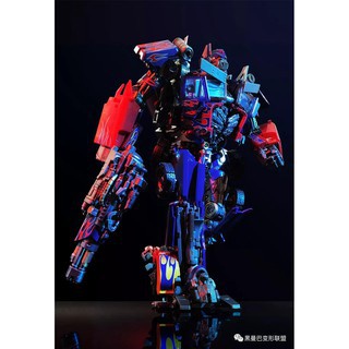Mô hình Optimus Prime LS-03 LS 03 LS03 KM01 KM 01 LS03F Black Mamba Transformers người máy lắp ghép rô bốt biến hình