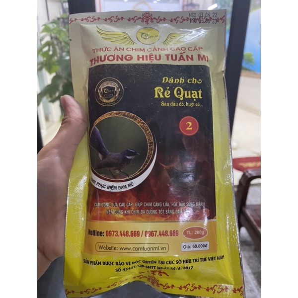 CÁM RẺ QUẠT SỐ 2 TUẤN MI (200g)
