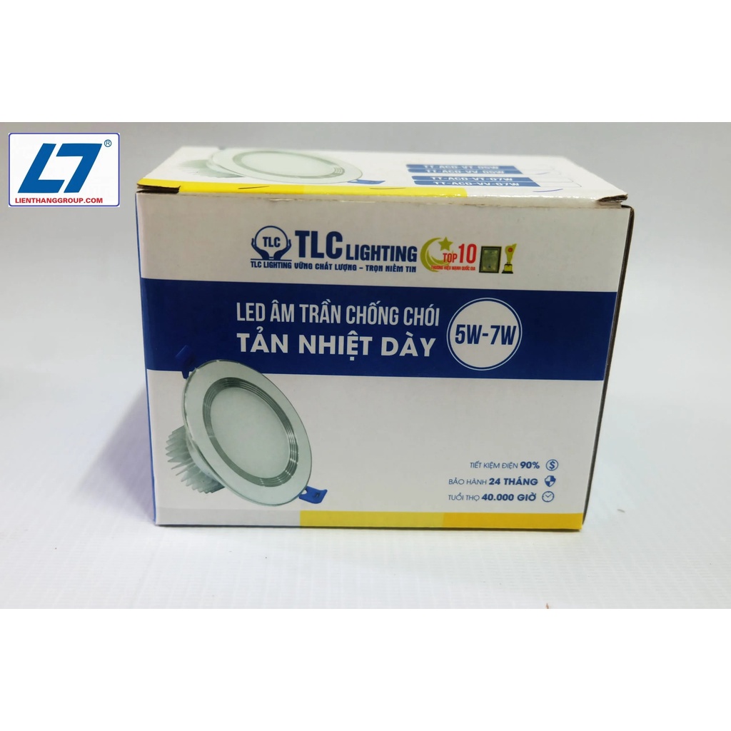 Đèn Âm Trần 5W-7W-9W 3 Chế Độ PHI 90 TLC LIGHTING