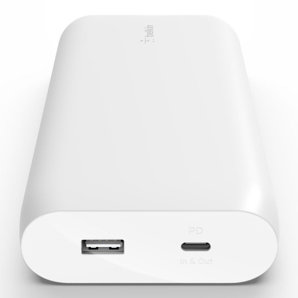 Pin sạc dự phòng Polyme Pocket Power Belkin 20.000 mAh, sạc nhanh USB-C PD 30W - Bảo hành 2 năm - BPB002bt