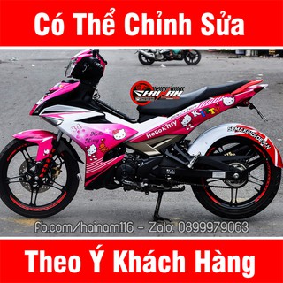 Tem Trùm Exciter 150 Hồng Hello Kitty