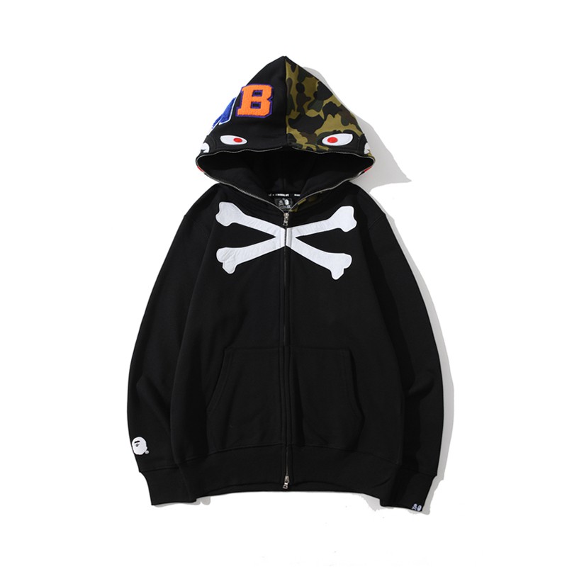 [Ảnh Thật] Áo Jacket Bape x Skull hàng cao cấp Ss2021