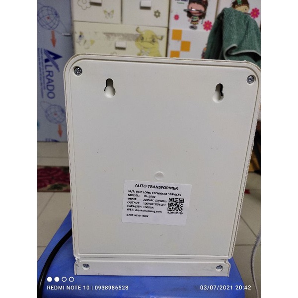 Bộ đổi nguồn cho máy xông hơi massage mặt nội địa nhật