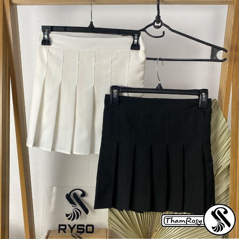 Chân Váy Tennis Xếp Ly Dáng Chữ A Lưng Cạp Cao (có quần lót trong ) | BigBuy360 - bigbuy360.vn