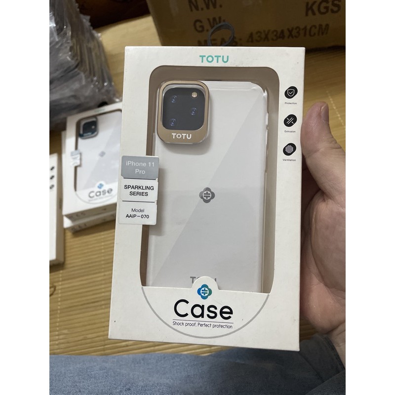 [Sale] ốp lưng totu có viền nhôm bảo vệ camera cho Apple IPhone 11 Pro 5.8 inch