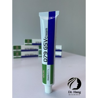 D79 GSV - Kem giảm mụn trứng cá, Mụn lưng, Dày sừng Nang Lông 15g