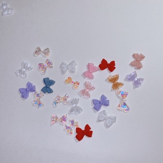 Charm nơ, set nơ nail đính móng mix màu