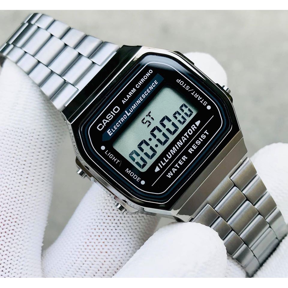 Đồng Hồ Casio Nư A168WGG-1BDF ( 38.6 mm x36.3 mm )