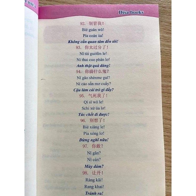 Tự học 1500 câu giao tiếp tiếng Trung thông dụng nhất