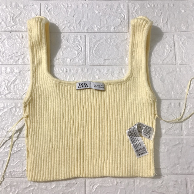 [Mã FASHIONT4WA2 giảm 10K đơn 50K] Áo croptop zaaraa không đường may xuất dư bao đẹp | BigBuy360 - bigbuy360.vn