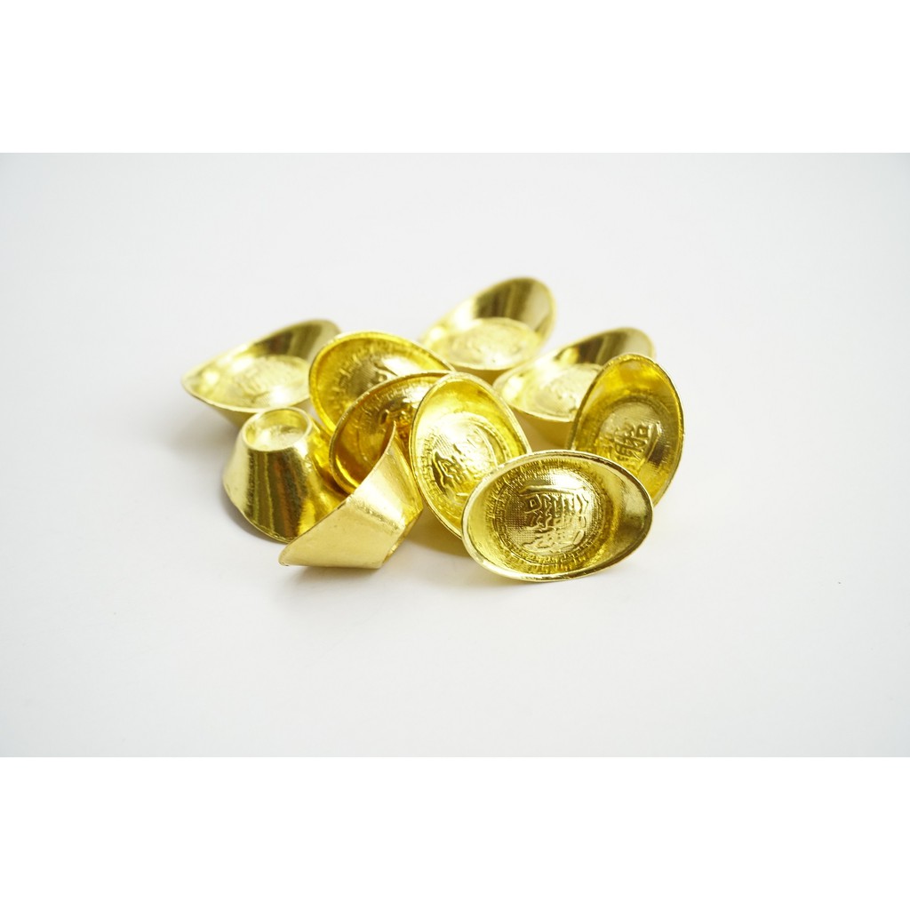 Thỏi vàng Thần Tài đồng mạ vàng tài lộc giàu có | BigBuy360 - bigbuy360.vn