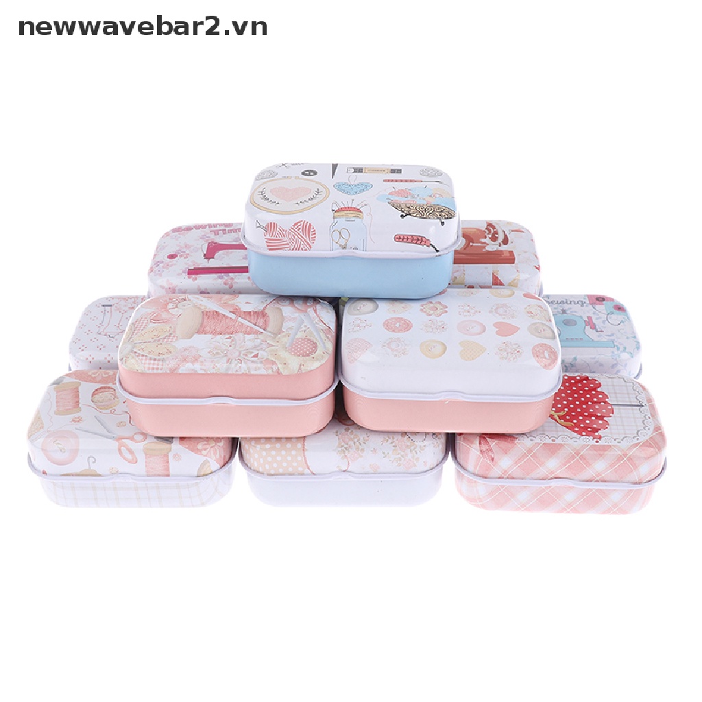 [newwavebar] Hộp Thiếc Mini Đựng Trang Sức / Kẹo / Tiền Xu