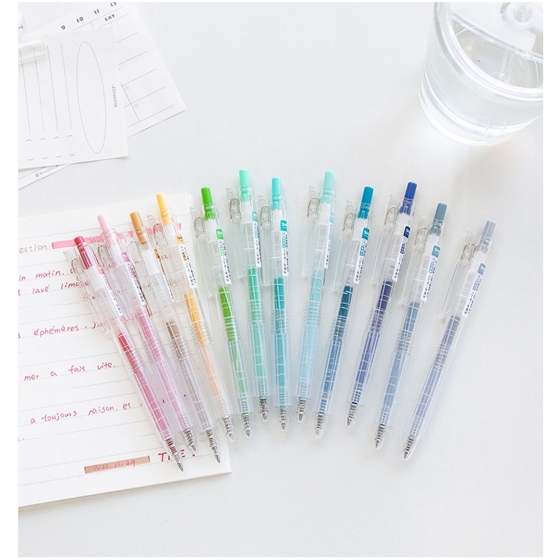 Set 4 Bút Gel Nhiều Màu Sắc Bắt Sáng C6853