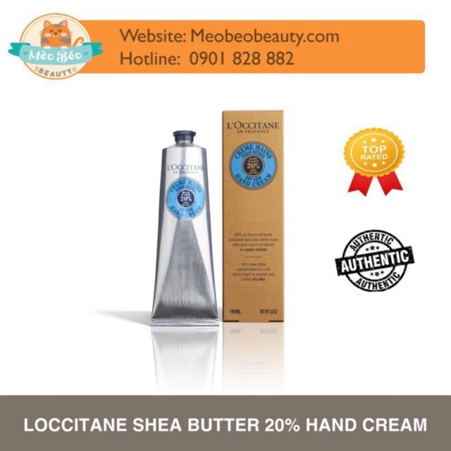 Dưỡng Tay L'Occitane Hand Cream Shea Butter 150ml