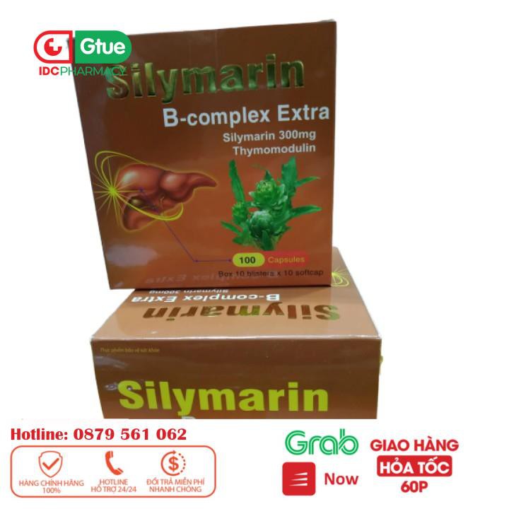 [CHÍNH HÃNG] VIÊN UỐNG BỔ GAN SILYMARIN B-COMPLEX EXTRA - HỘP 100V