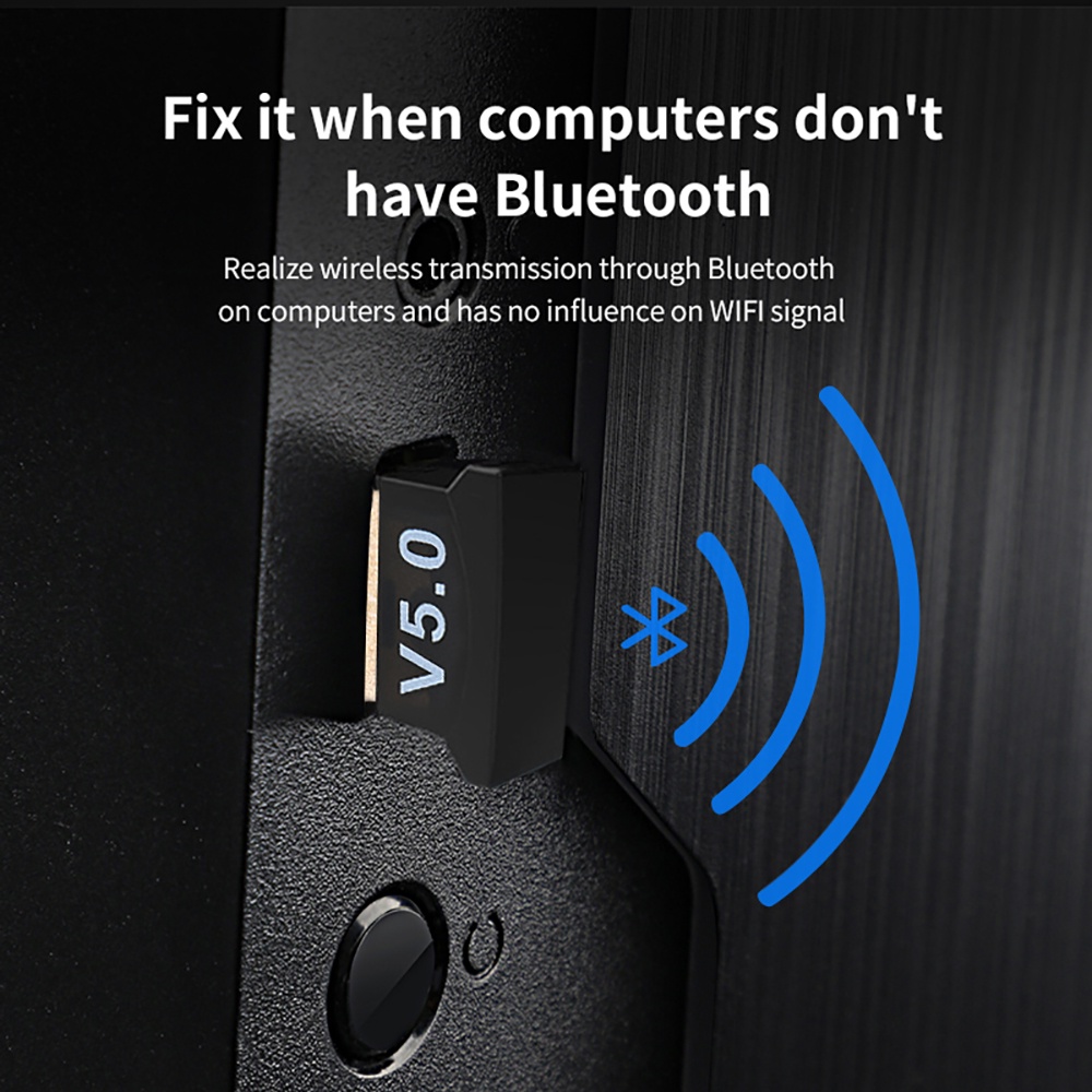 Usb Bluetooth 5.0 Truyền Nhận Tín Hiệu Bluetooth Không Dây Dành Cho PC Laptop