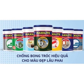Sơn nước nội thất Maxilite Total 30C Bề mặt mờ - 5 lít
