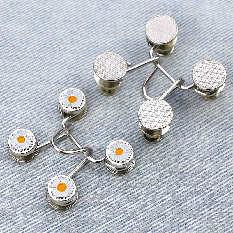 Ghim Cài Thắt Lưng Quần Jeans Không Đục Lỗ Có Thể Điều Chỉnh