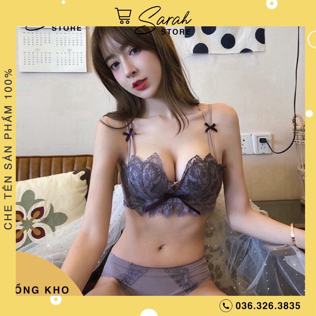 Áo Lót Ren Vương Miện Không Gọng Mút Mềm Gợi Cảm