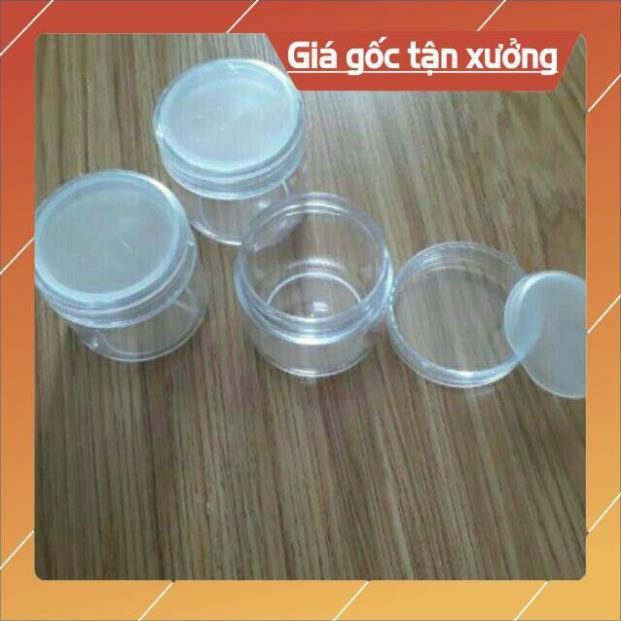 Hủ Đựng Kem ❤ GIÁ TỐT NHẤT ❤ [10sp] Hủ kem nhựa trong 30g đựng mỹ phẩm, chiết kem , phụ kiện du lịch