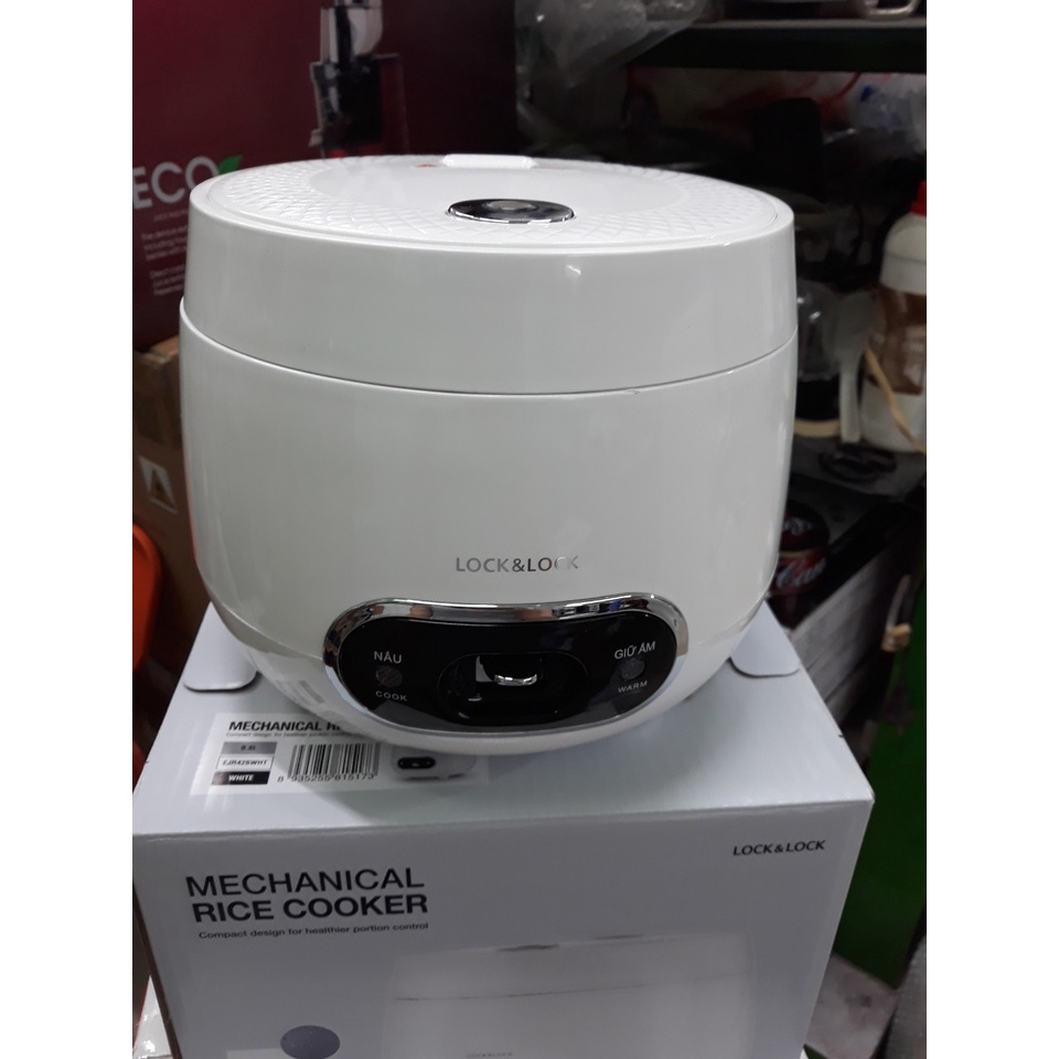 Nồi cơm điện mini Lock&amp;Lock - EJR426WHT (0.8L) bảo hành 12 tháng