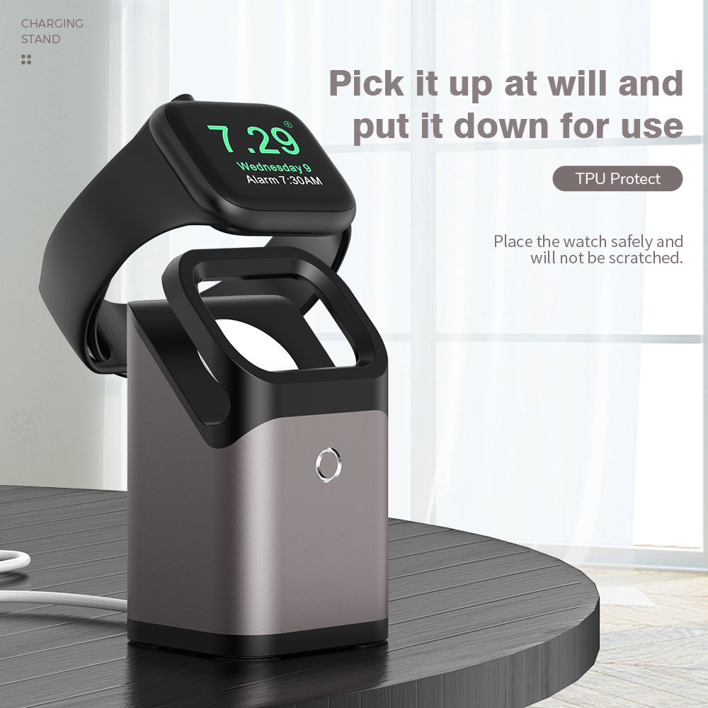 Đế Sạc Bằng Hợp Kim Chất Lượng Dành Cho Apple Watch7/6/SE/5