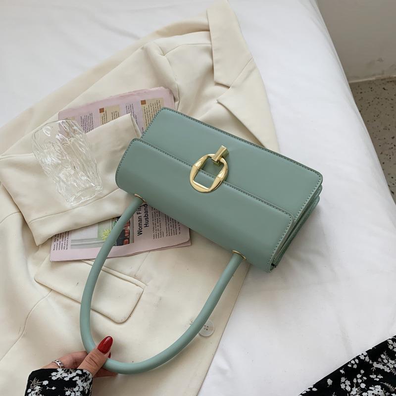 Túi Đeo Vai Màu Trơn Đơn Giản Thời Trang Phong Cách Hàn Quốc Cho Nữ