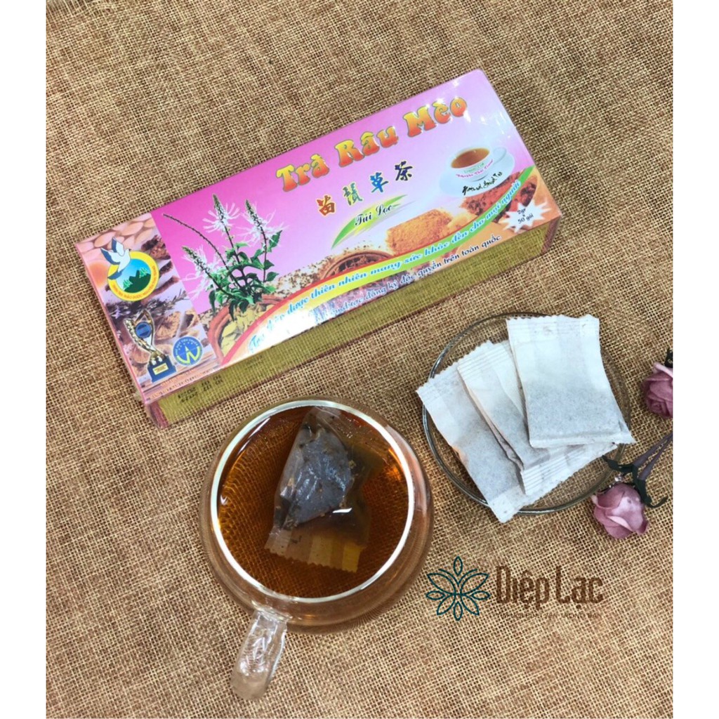Trà túi lọc Râu Mèo – Lợi tiểu trừ sỏi thận (50 túi lọc) - Nguyên Thái Trang - thảo trà Diệp Lạc (sỉ/lẻ) | BigBuy360 - bigbuy360.vn