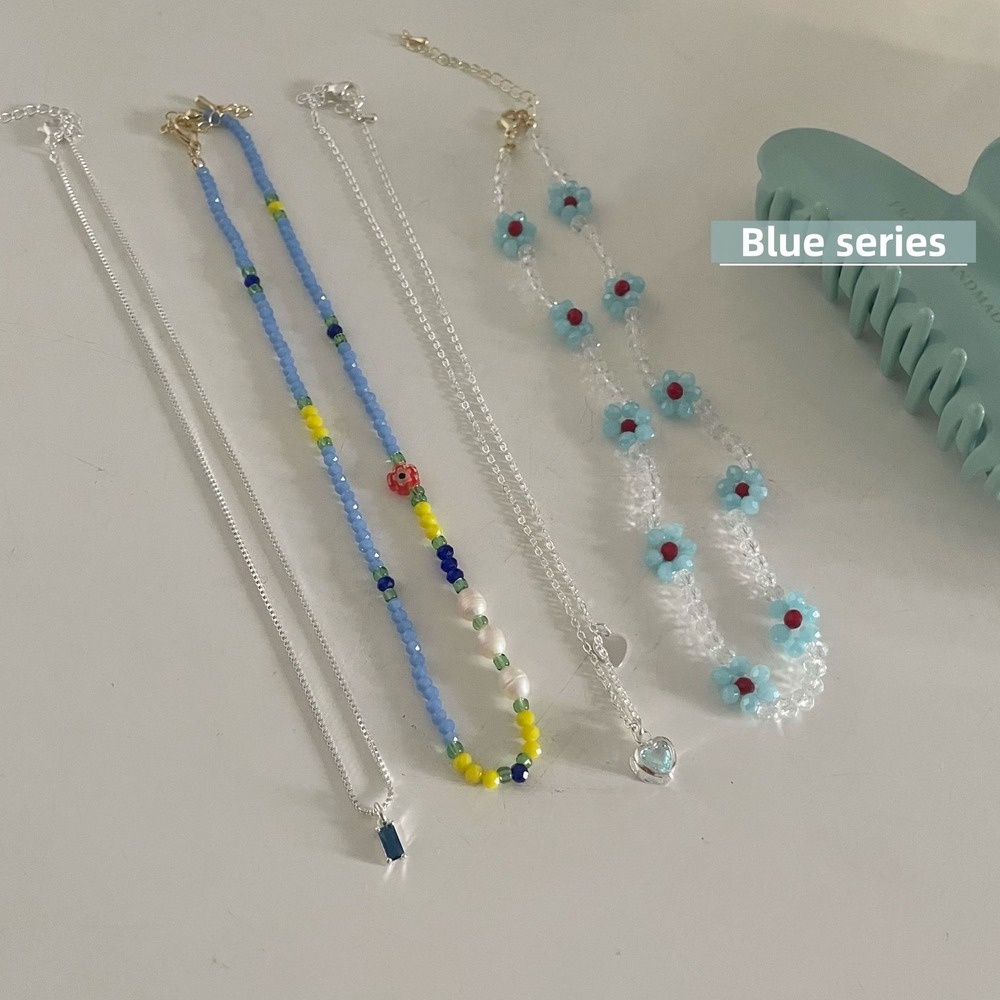 1 Vòng cổ Đính Đá Zircon Đơn Giản Ngọt Ngào Thời Trang Cổ Điển Dành Cho Nữ