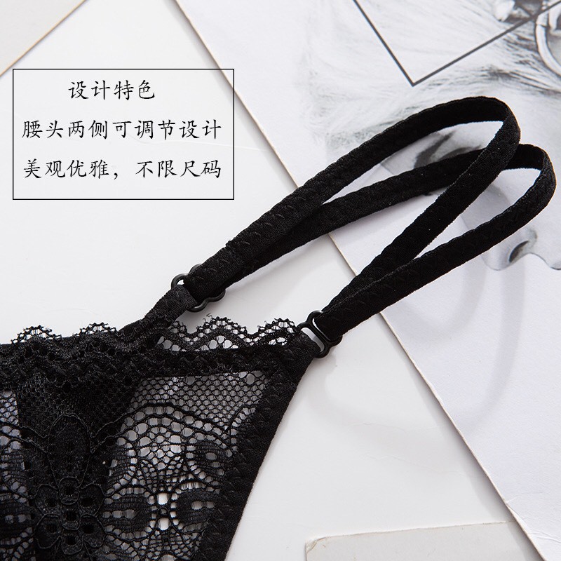 Quần Lọt Khe Ren Trong Suốt Victoria's Sexy Bông Low Waist Thong Hàng Cao Cấp (WL37)