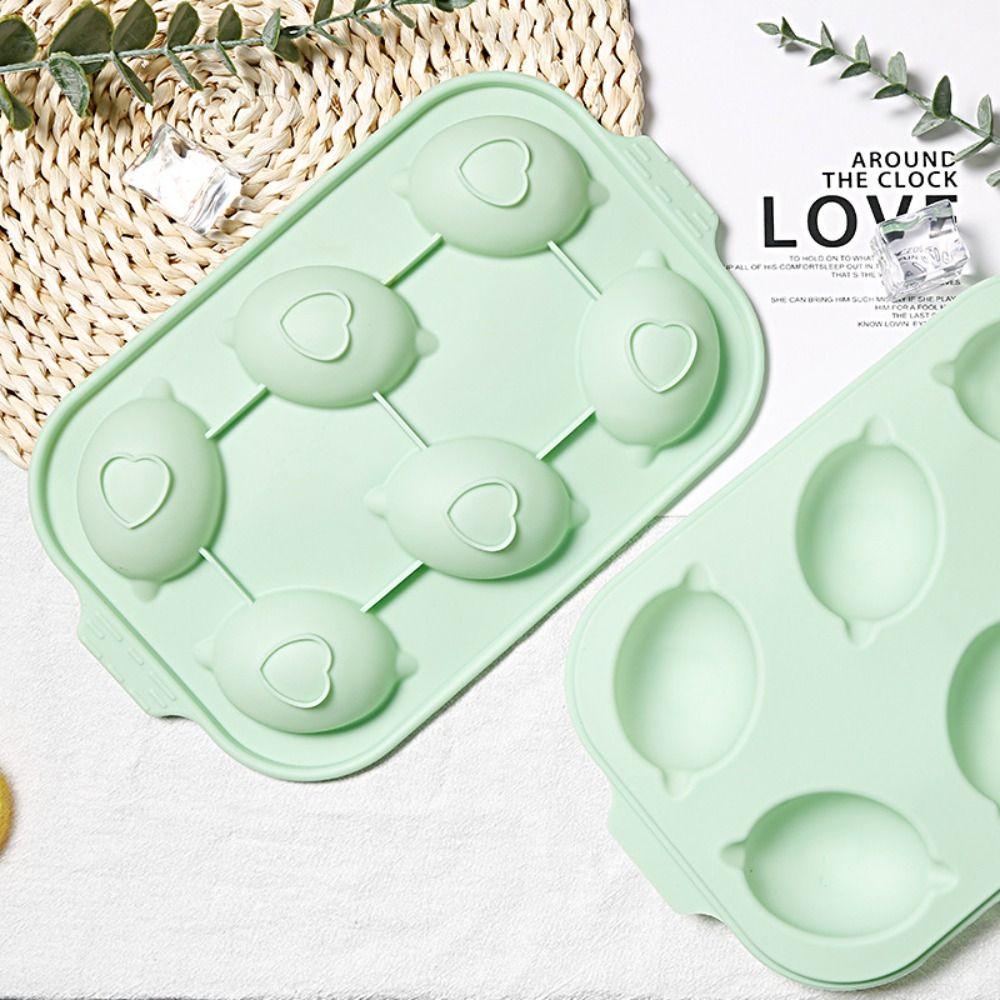 Khuôn Làm Bánh / Xà Phòng / Tráng Miệng Bằng Silicone Không Dính Hình Quả Chanh DIY