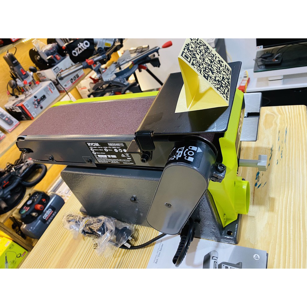 MÁY CHÀ NHÁM BÀN ĐAI VÀ ĐĨA RYOBI RBDS4601G HÀNG MỚI 100%