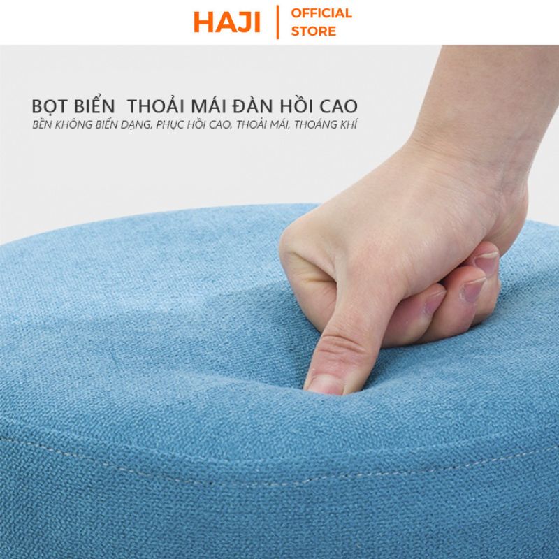 Ghế đôn sofa HAJI chân ghế chống trượt không gây trầy xước sàn nhà D14