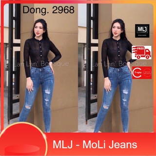 [60kg~95kg] QUẦN JEAN BIG SIZE NỮ RÁCH