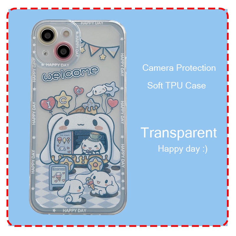 Ốp Điện Thoại Họa Tiết Hoạt Hình Dễ Thương Cho iPhone 14 Plus Pro Max 13 12 11 Pro Max X XR XS Max 8 7 Plus SE 2020