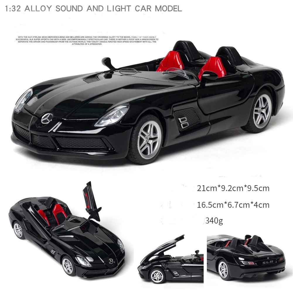 Ô tô Mô hình xe đua cao cấp Mercedes Benz SLR tỉ lệ 1:24 PKHROTO001