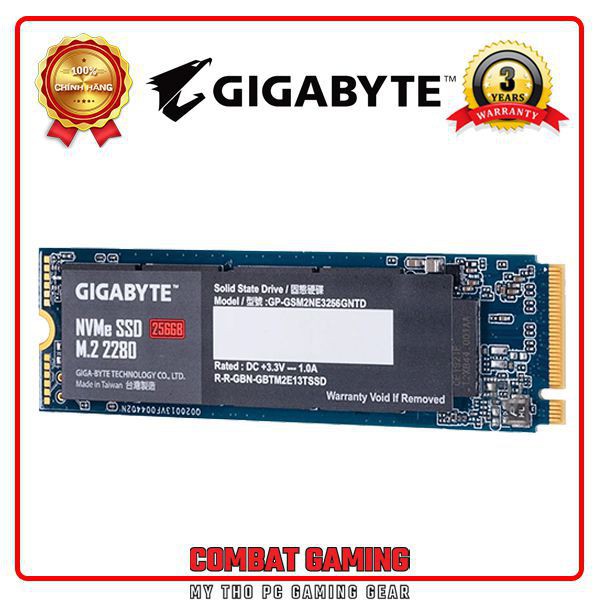 SSD Gigabyte 256GB M.2 2280 NVMe PCIe Gen 3x4 | BigBuy360 - bigbuy360.vn