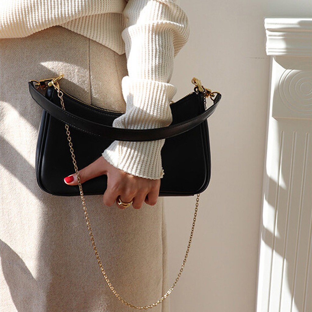 (Hàng Loại 1) Túi Kẹp Nách Nữ Túi Đeo Chéo Nữ Vintage Hottrend - 2 Màu Lựa chọn, Chất liệu cao cấp, Có 2 Dây