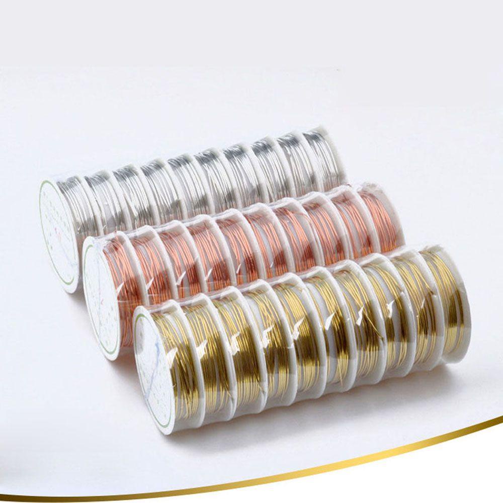 CLEOES Cuộn Dây Đồng Làm Đồ Thủ Công 0.2 / 0.25 / 0.3 / 0.4 / 0.5 / 0.6 / 0.8 / 1mm 1
