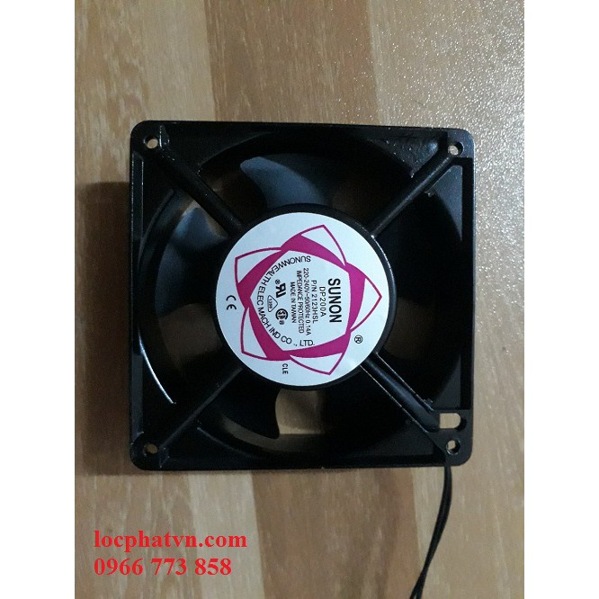 Quạt tản nhiệt Sunon 220V - Quạt 12cm 220v Snuon - Phụ kiện làm máy ấp trứng QU220V