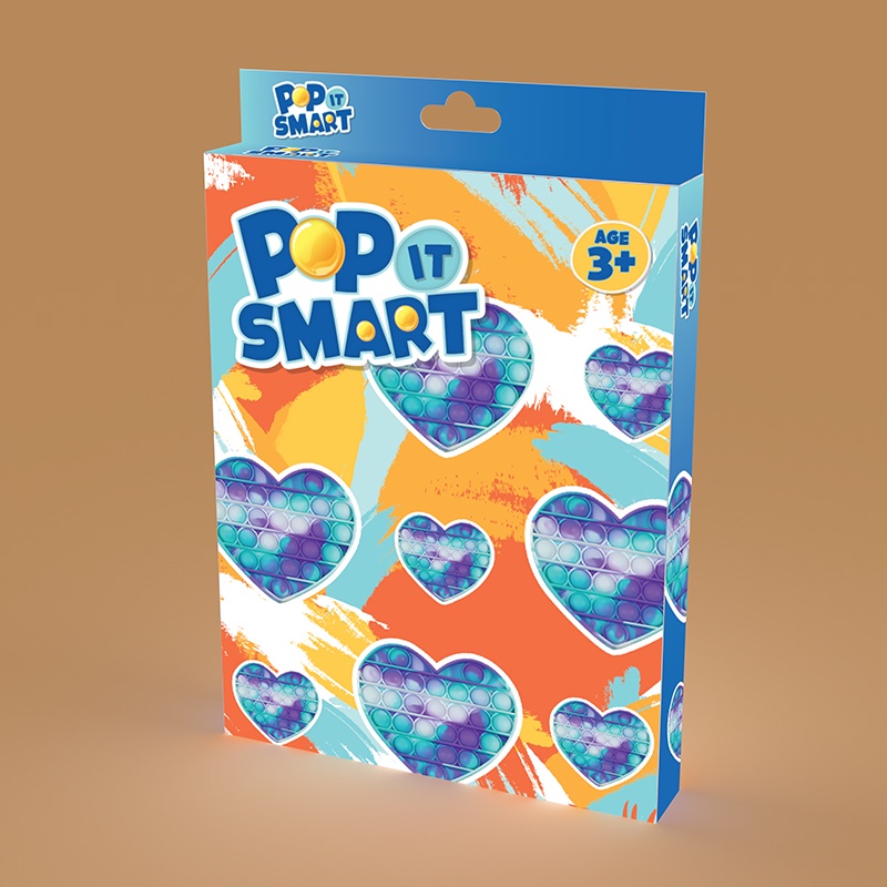 Đồ Chơi Pop It Smart Hình Trái Tim Xanh HRT/POP01/BLU