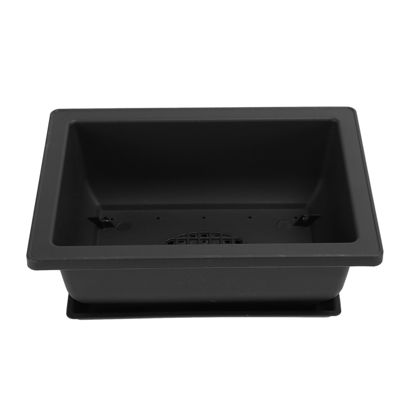 Bộ 10 Chậu Trồng Cây Bonsai Bằng Nhựa Kích Thước 16.5X12cm Trang Trí Phòng Khách / Sân Vườn / Ban Công