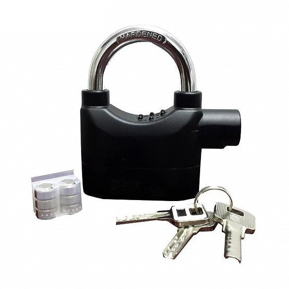 [Tặng móc khóa huýt sáo] Khóa báo động chống trộm đa năng AL ẢRM LOCK