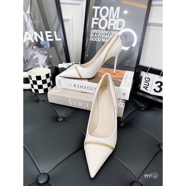 Giày cao gót mix khoá