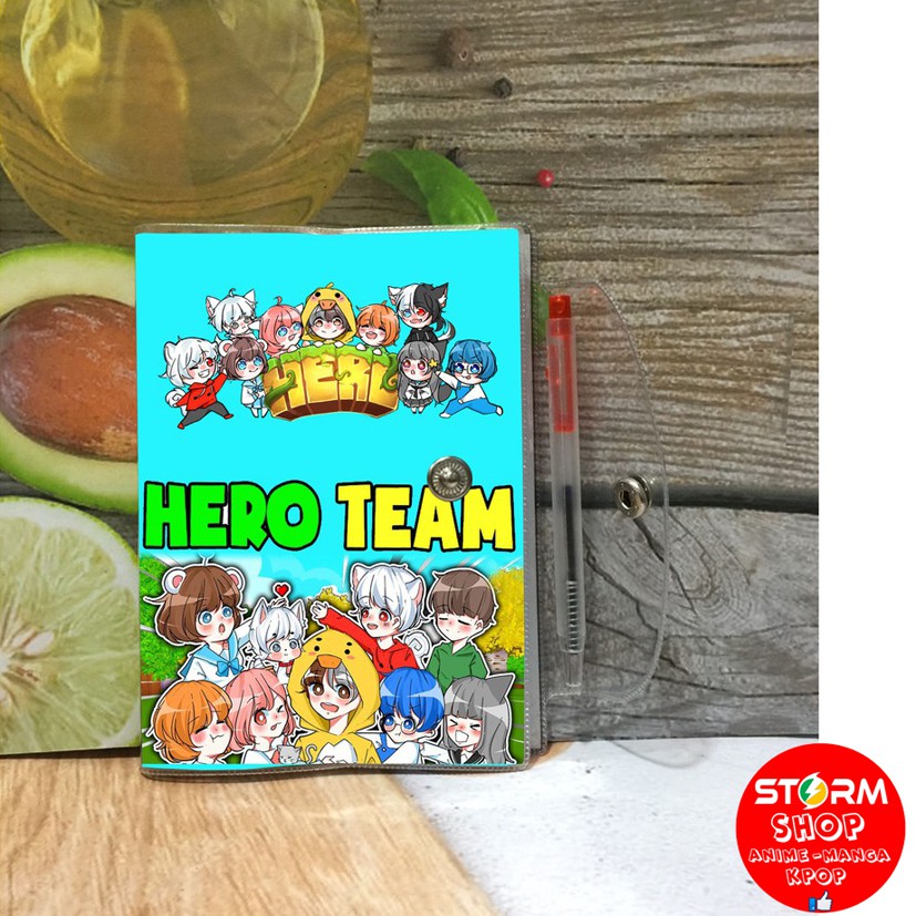 Sổ tay Hero Team (Tặng kèm cây bút viết)