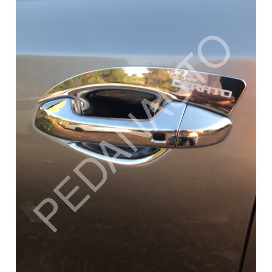 [Cerato]-  Bộ ốp tay hõm cửa Kia Cerato 2019 2020 mạ crom