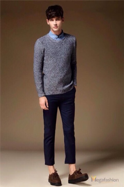 Áo len muối tiêu hàn quốc | BigBuy360 - bigbuy360.vn