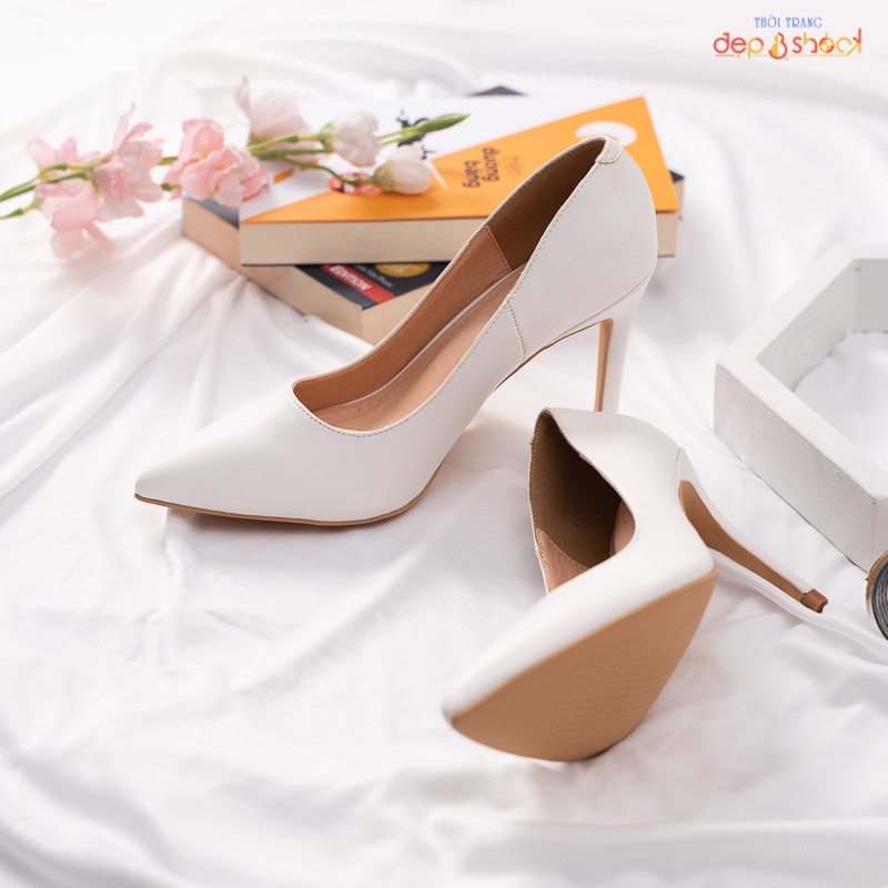 Giày cao gót bít mũi gót nhọn cao 9 phân-phom rộng nên giảm 1 size