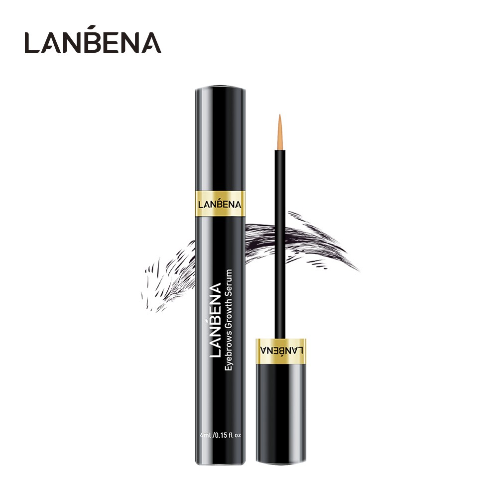 Serum kích mọc làm dài và dày lông mi/lông mày hiệu quả Lanbena